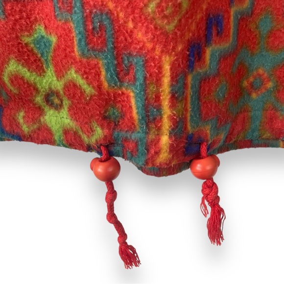 Multi-Coloured Jupiter Crazy Patterned Funky Half-Zip Fleece - Picture 13 of 13